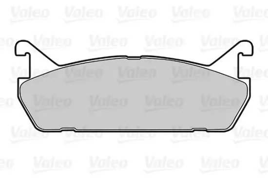 Bremsbelagsatz, Scheibenbremse Hinterachse VALEO 301624 Bild Bremsbelagsatz, Scheibenbremse Hinterachse VALEO 301624