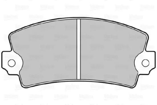 Bremsbelagsatz, Scheibenbremse VALEO 598085 Bild Bremsbelagsatz, Scheibenbremse VALEO 598085