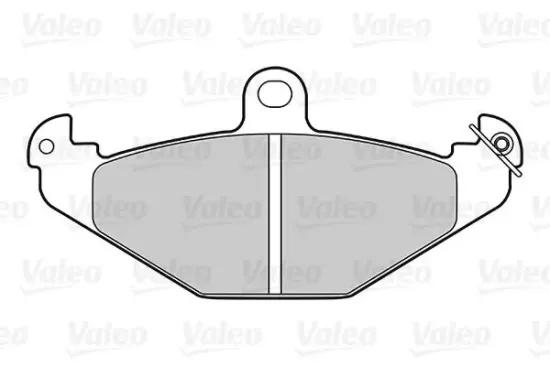 Bremsbelagsatz, Scheibenbremse Hinterachse VALEO 301007 Bild Bremsbelagsatz, Scheibenbremse Hinterachse VALEO 301007