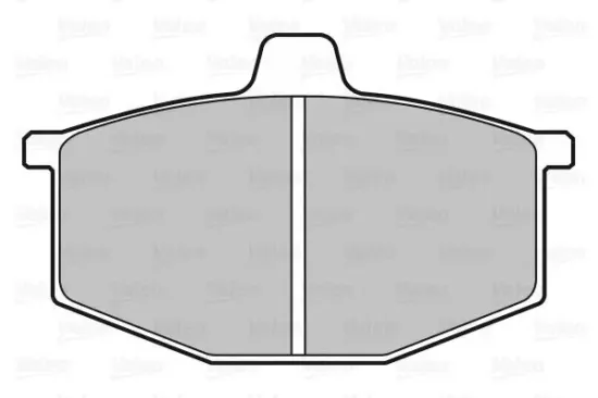 Bremsbelagsatz, Scheibenbremse Vorderachse VALEO 598076 Bild Bremsbelagsatz, Scheibenbremse Vorderachse VALEO 598076