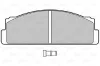 Bremsbelagsatz, Scheibenbremse Hinterachse VALEO 598088 Bild Bremsbelagsatz, Scheibenbremse Hinterachse VALEO 598088