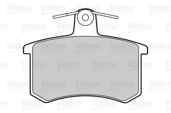 Bremsbelagsatz, Scheibenbremse Hinterachse VALEO 301125 Bild Bremsbelagsatz, Scheibenbremse Hinterachse VALEO 301125