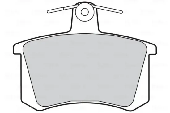 Bremsbelagsatz, Scheibenbremse Hinterachse VALEO 302340 Bild Bremsbelagsatz, Scheibenbremse Hinterachse VALEO 302340