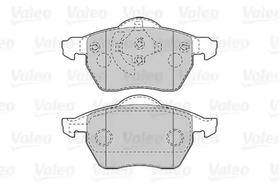 Bremsbelagsatz, Scheibenbremse VALEO 301008 Bild Bremsbelagsatz, Scheibenbremse VALEO 301008