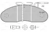 Bremsbelagsatz, Scheibenbremse Vorderachse VALEO 598112 Bild Bremsbelagsatz, Scheibenbremse Vorderachse VALEO 598112