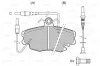 Bremsbelagsatz, Scheibenbremse Vorderachse VALEO 598084 Bild Bremsbelagsatz, Scheibenbremse Vorderachse VALEO 598084