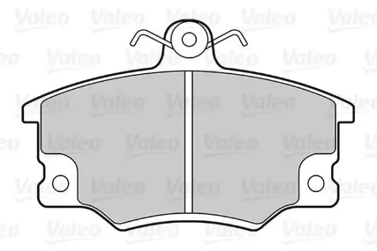 Bremsbelagsatz, Scheibenbremse Vorderachse VALEO 301219 Bild Bremsbelagsatz, Scheibenbremse Vorderachse VALEO 301219