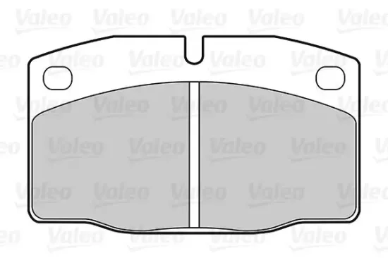 Bremsbelagsatz, Scheibenbremse Vorderachse VALEO 301182 Bild Bremsbelagsatz, Scheibenbremse Vorderachse VALEO 301182