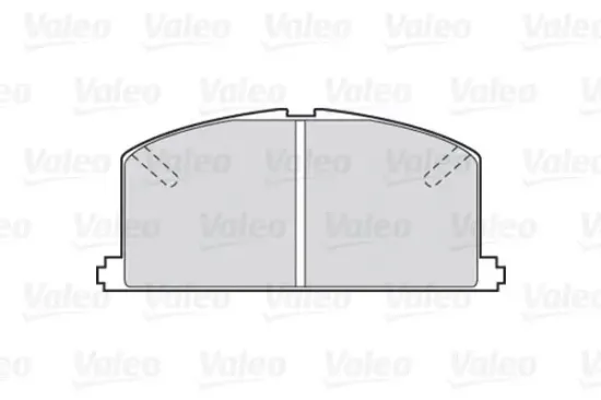 Bremsbelagsatz, Scheibenbremse VALEO 301266 Bild Bremsbelagsatz, Scheibenbremse VALEO 301266