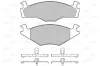 Bremsbelagsatz, Scheibenbremse Vorderachse VALEO 598258 Bild Bremsbelagsatz, Scheibenbremse Vorderachse VALEO 598258
