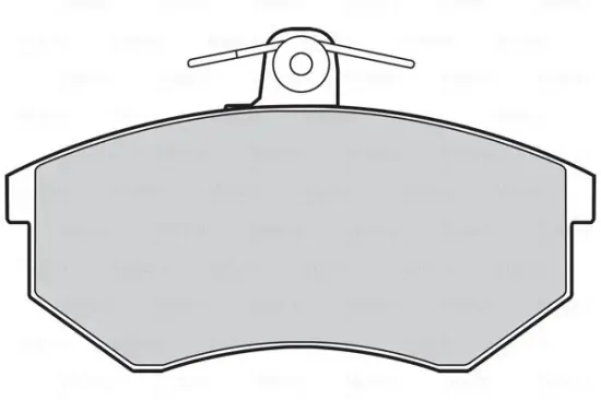 Bremsbelagsatz, Scheibenbremse Vorderachse VALEO 301252 Bild Bremsbelagsatz, Scheibenbremse Vorderachse VALEO 301252