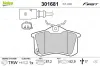 Bremsbelagsatz, Scheibenbremse Hinterachse VALEO 301681 Bild Bremsbelagsatz, Scheibenbremse Hinterachse VALEO 301681