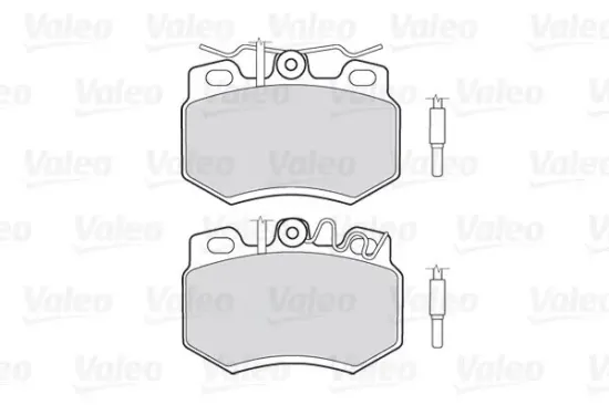 Bremsbelagsatz, Scheibenbremse VALEO 301119 Bild Bremsbelagsatz, Scheibenbremse VALEO 301119