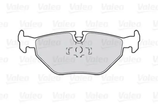 Bremsbelagsatz, Scheibenbremse Hinterachse VALEO 301259 Bild Bremsbelagsatz, Scheibenbremse Hinterachse VALEO 301259