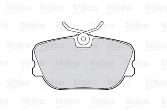 Bremsbelagsatz, Scheibenbremse Vorderachse VALEO 301241 Bild Bremsbelagsatz, Scheibenbremse Vorderachse VALEO 301241