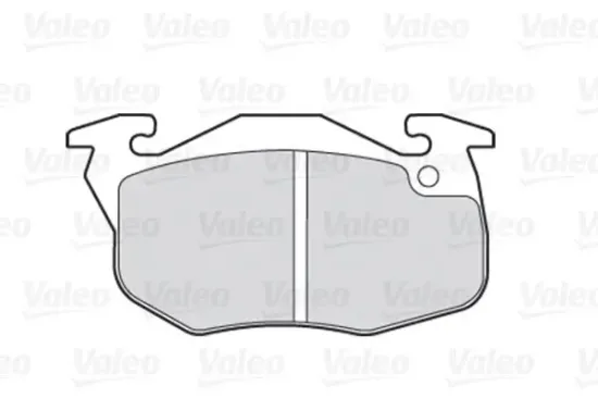 Bremsbelagsatz, Scheibenbremse Vorderachse VALEO 301075 Bild Bremsbelagsatz, Scheibenbremse Vorderachse VALEO 301075
