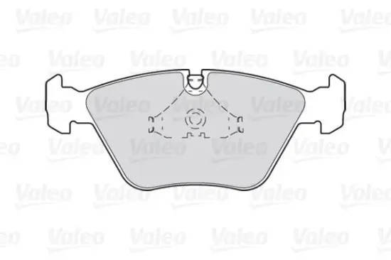 Bremsbelagsatz, Scheibenbremse Vorderachse VALEO 301231 Bild Bremsbelagsatz, Scheibenbremse Vorderachse VALEO 301231