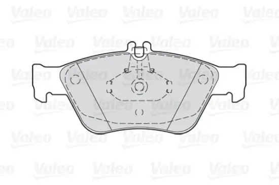 Bremsbelagsatz, Scheibenbremse Vorderachse VALEO 301357 Bild Bremsbelagsatz, Scheibenbremse Vorderachse VALEO 301357