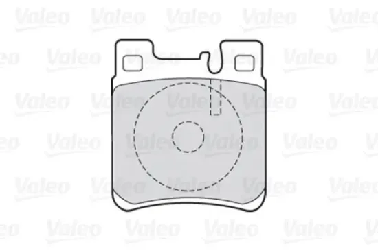 Bremsbelagsatz, Scheibenbremse Hinterachse VALEO 301617 Bild Bremsbelagsatz, Scheibenbremse Hinterachse VALEO 301617