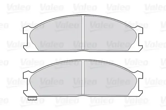 Bremsbelagsatz, Scheibenbremse Vorderachse VALEO 301618 Bild Bremsbelagsatz, Scheibenbremse Vorderachse VALEO 301618