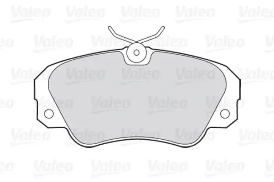 Bremsbelagsatz, Scheibenbremse Vorderachse VALEO 301256 Bild Bremsbelagsatz, Scheibenbremse Vorderachse VALEO 301256