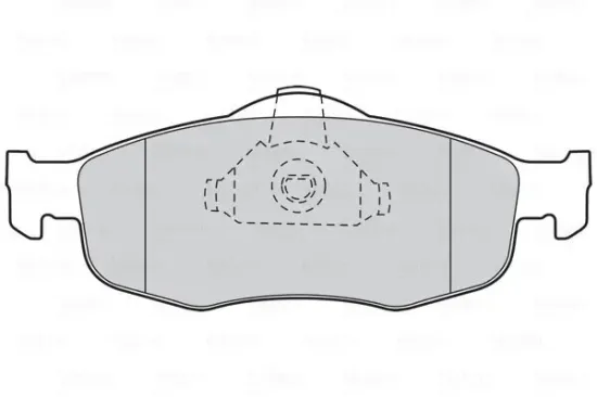 Bremsbelagsatz, Scheibenbremse Vorderachse VALEO 301034 Bild Bremsbelagsatz, Scheibenbremse Vorderachse VALEO 301034