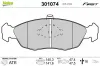 Bremsbelagsatz, Scheibenbremse Vorderachse VALEO 301074 Bild Bremsbelagsatz, Scheibenbremse Vorderachse VALEO 301074