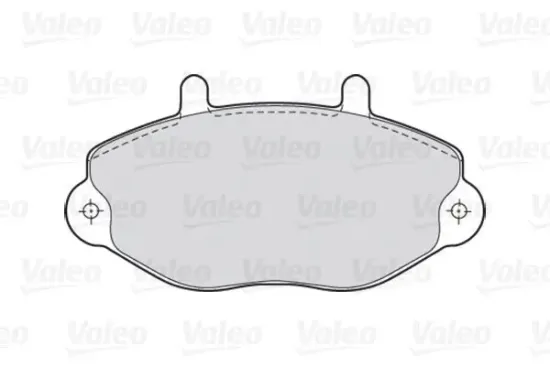 Bremsbelagsatz, Scheibenbremse Vorderachse VALEO 301037 Bild Bremsbelagsatz, Scheibenbremse Vorderachse VALEO 301037
