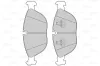Bremsbelagsatz, Scheibenbremse Vorderachse VALEO 302299 Bild Bremsbelagsatz, Scheibenbremse Vorderachse VALEO 302299