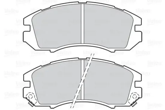 Bremsbelagsatz, Scheibenbremse Vorderachse VALEO 302048 Bild Bremsbelagsatz, Scheibenbremse Vorderachse VALEO 302048