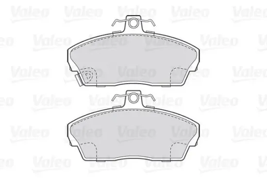 Bremsbelagsatz, Scheibenbremse Vorderachse VALEO 301022 Bild Bremsbelagsatz, Scheibenbremse Vorderachse VALEO 301022