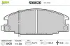 Bremsbelagsatz, Scheibenbremse Vorderachse VALEO 598020