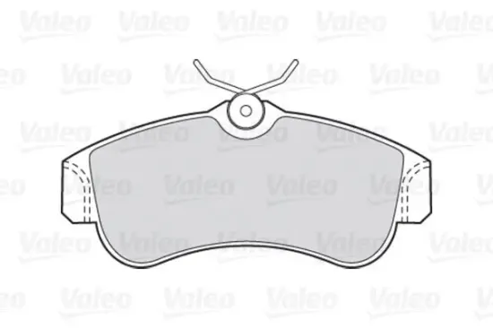 Bremsbelagsatz, Scheibenbremse Vorderachse VALEO 301054 Bild Bremsbelagsatz, Scheibenbremse Vorderachse VALEO 301054