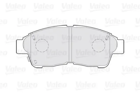 Bremsbelagsatz, Scheibenbremse VALEO 301551 Bild Bremsbelagsatz, Scheibenbremse VALEO 301551