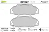 Bremsbelagsatz, Scheibenbremse Vorderachse VALEO 301627 Bild Bremsbelagsatz, Scheibenbremse Vorderachse VALEO 301627