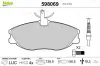 Bremsbelagsatz, Scheibenbremse Vorderachse VALEO 598069