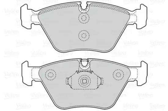 Bremsbelagsatz, Scheibenbremse Vorderachse VALEO 302067 Bild Bremsbelagsatz, Scheibenbremse Vorderachse VALEO 302067