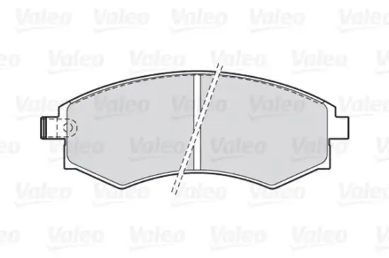 Bremsbelagsatz, Scheibenbremse Vorderachse VALEO 301574 Bild Bremsbelagsatz, Scheibenbremse Vorderachse VALEO 301574