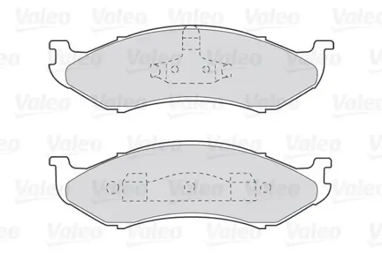 Bremsbelagsatz, Scheibenbremse VALEO 301491 Bild Bremsbelagsatz, Scheibenbremse VALEO 301491