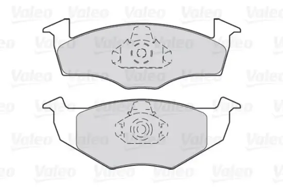 Bremsbelagsatz, Scheibenbremse Vorderachse VALEO 301066 Bild Bremsbelagsatz, Scheibenbremse Vorderachse VALEO 301066