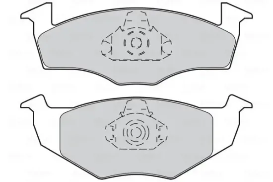 Bremsbelagsatz, Scheibenbremse Vorderachse VALEO 301403 Bild Bremsbelagsatz, Scheibenbremse Vorderachse VALEO 301403
