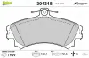 Bremsbelagsatz, Scheibenbremse Vorderachse VALEO 301318