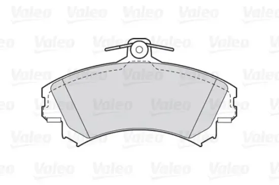 Bremsbelagsatz, Scheibenbremse Vorderachse VALEO 301318 Bild Bremsbelagsatz, Scheibenbremse Vorderachse VALEO 301318