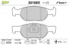 Bremsbelagsatz, Scheibenbremse Vorderachse VALEO 301605 Bild Bremsbelagsatz, Scheibenbremse Vorderachse VALEO 301605