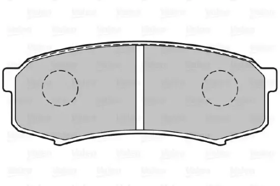 Bremsbelagsatz, Scheibenbremse Hinterachse VALEO 301777 Bild Bremsbelagsatz, Scheibenbremse Hinterachse VALEO 301777