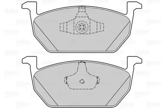Bremsbelagsatz, Scheibenbremse Vorderachse VALEO 302317 Bild Bremsbelagsatz, Scheibenbremse Vorderachse VALEO 302317