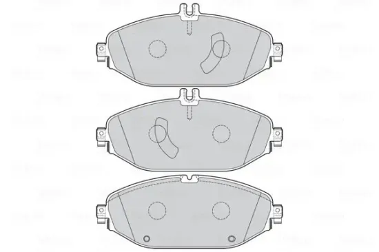 Bremsbelagsatz, Scheibenbremse Vorderachse VALEO 302305 Bild Bremsbelagsatz, Scheibenbremse Vorderachse VALEO 302305