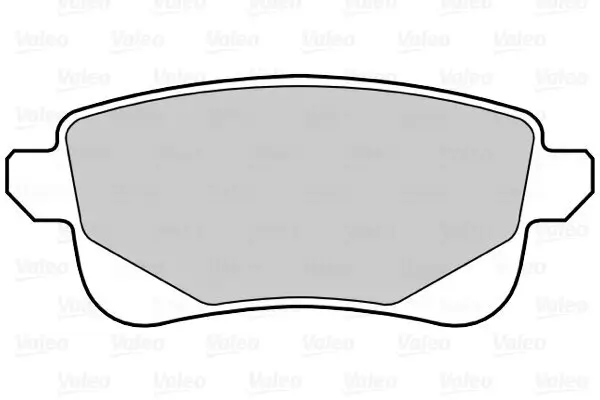 Bremsbelagsatz, Scheibenbremse Hinterachse VALEO 302232