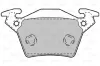 Bremsbelagsatz, Scheibenbremse Hinterachse VALEO 598301 Bild Bremsbelagsatz, Scheibenbremse Hinterachse VALEO 598301