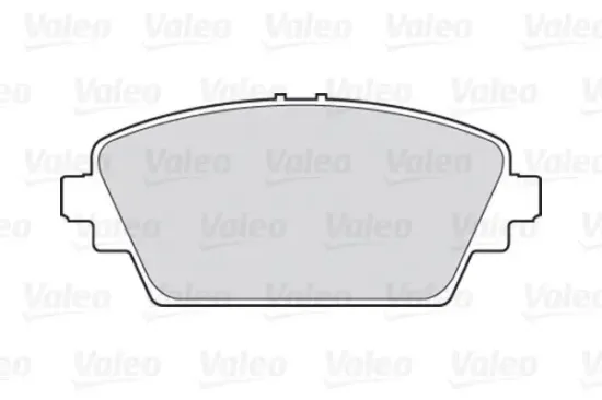 Bremsbelagsatz, Scheibenbremse Vorderachse VALEO 301436 Bild Bremsbelagsatz, Scheibenbremse Vorderachse VALEO 301436